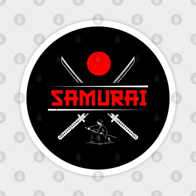 Samurai Japan Magnet by swissles